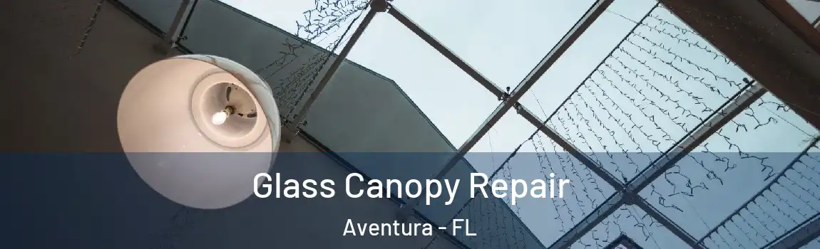 Glass Canopy Repair Aventura - FL